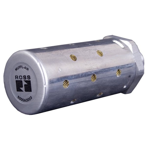 Ross Controls ROSS® High Flow Pneumatic Silencer D5500A3003, 3/8" BSPP, Male Thread D5500A3003